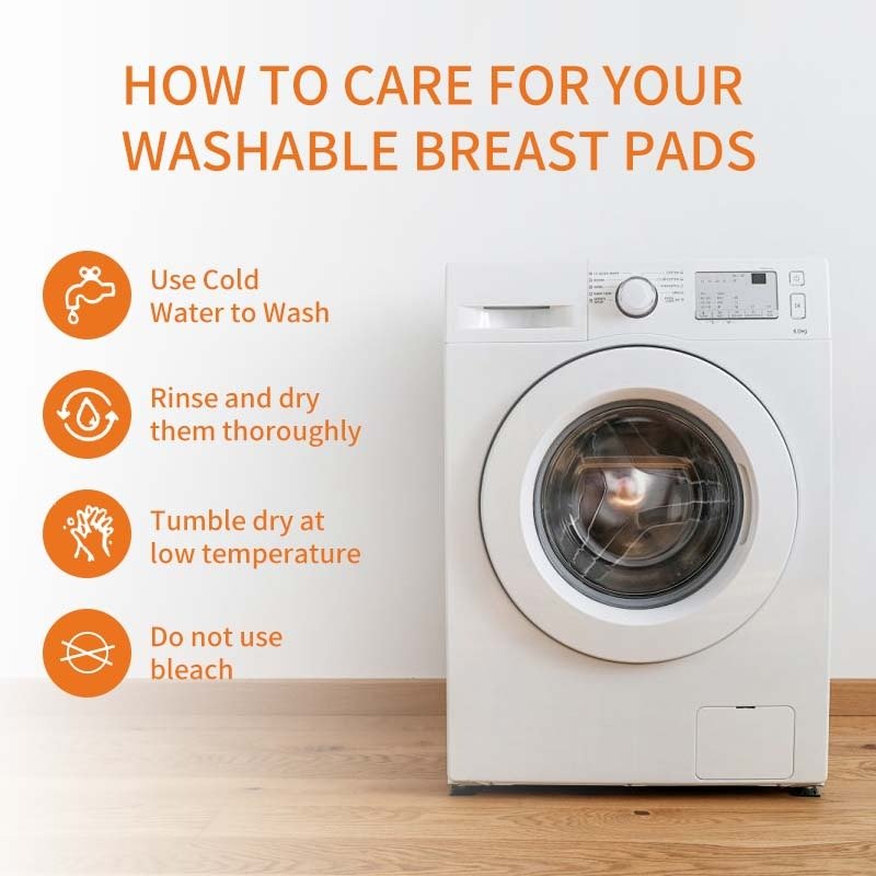 Organic Bamboo Reusable Nursing Pads - AuraLai