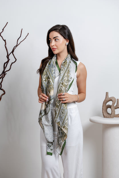 Aura Dune Bloom Breastfeeding Shawl