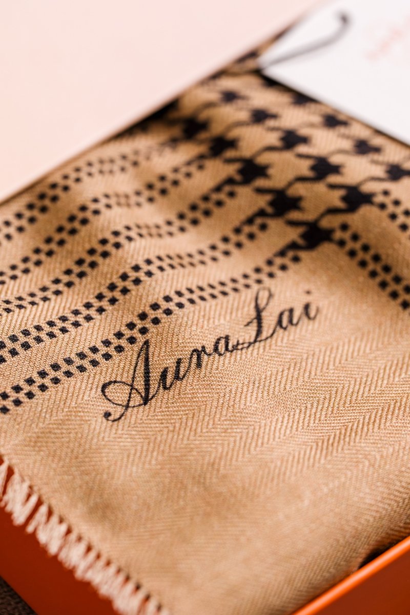 Aura Cashmere Breastfeeding Cover - Heritage Weave - AuraLai