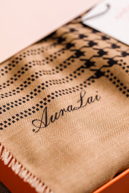 Aura Cashmere Breastfeeding Cover - Heritage Weave - AuraLai