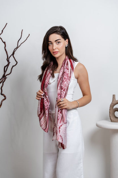 Breastfeeding Cover in Sunset Rose - AuraLai