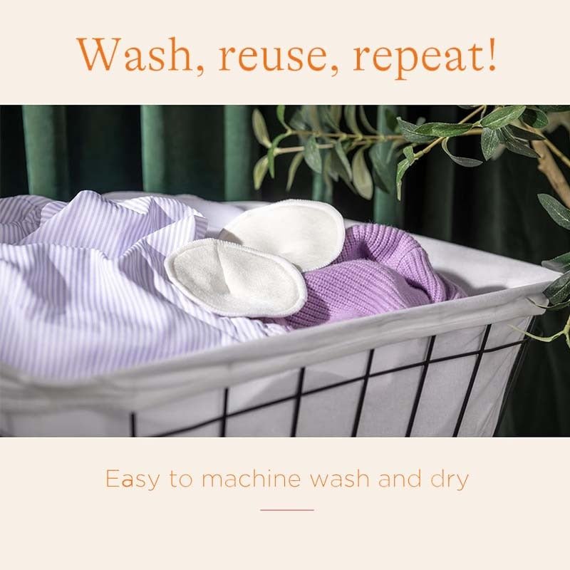 Organic Bamboo Reusable Nursing Pads - AuraLai